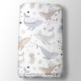 Pearl White Ocean Dolphin Kid's Printed Fabric